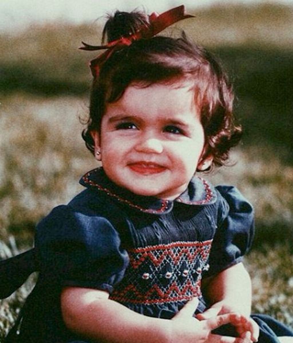 Amaia Romero, de pequeña