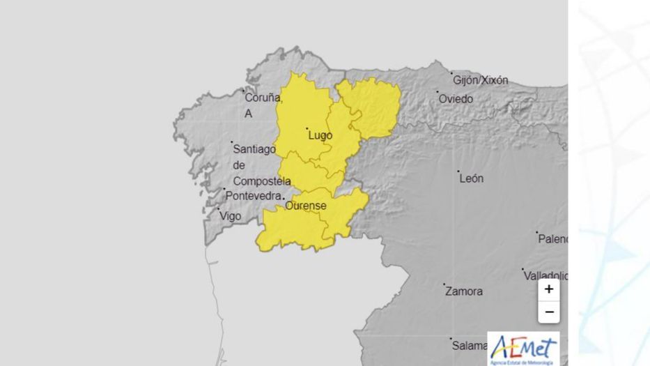 Avisos por lluvias previstos para el martes, 31 de mayo