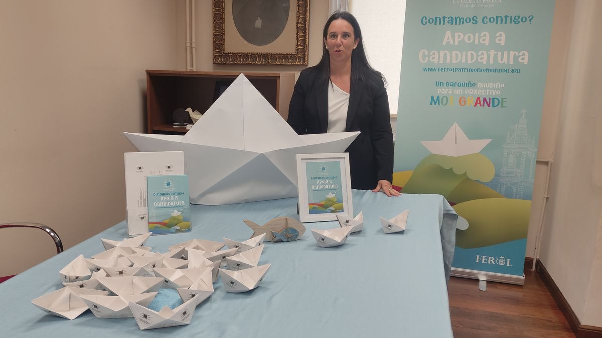La concejala de Patrimonio Histórico, durante la presentación de la campaña La concejala de Patrimonio Histórico, durante la presentación de la campaña