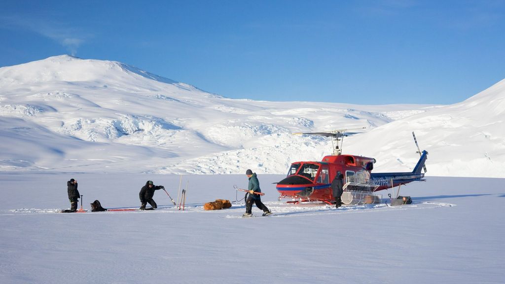 Monte Erebus en la Antártida