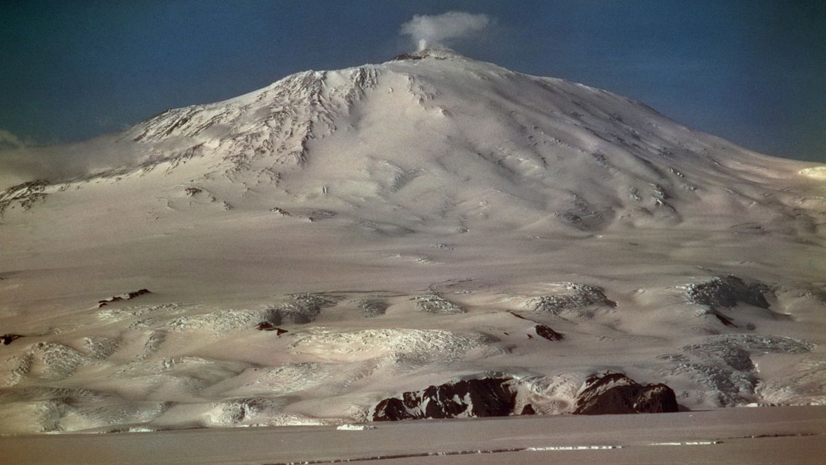Monte Erebus en la Antártida