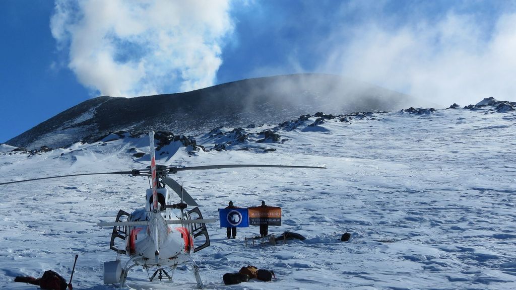 Monte Erebus en la Antártida