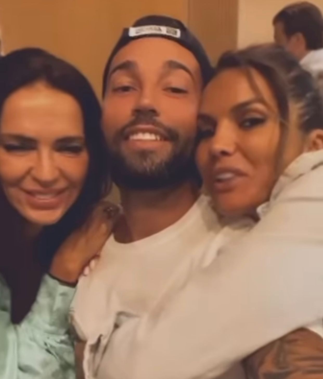 Omar Sánchez, Olga Moreno y Marta López