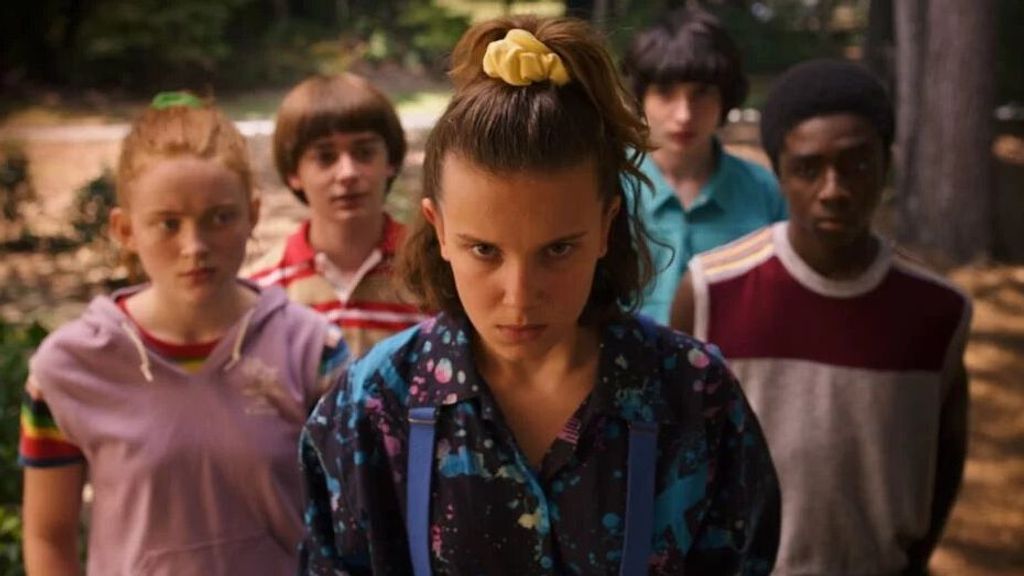 Parte del reparto de Stranger Things