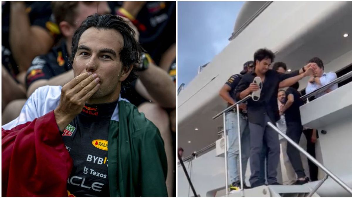 Pérez se convierte en el piloto mexicano con más victorias en Fórmula 1 y lo celebra a lo grande