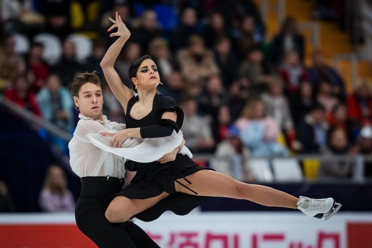Archivo - Sara Hurtado y Kirill Jalyavin, en la Rostelecom Cup de 2019