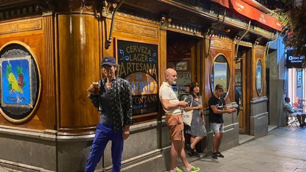 El cantante de los Rolling Stones, de cañas por Chueca