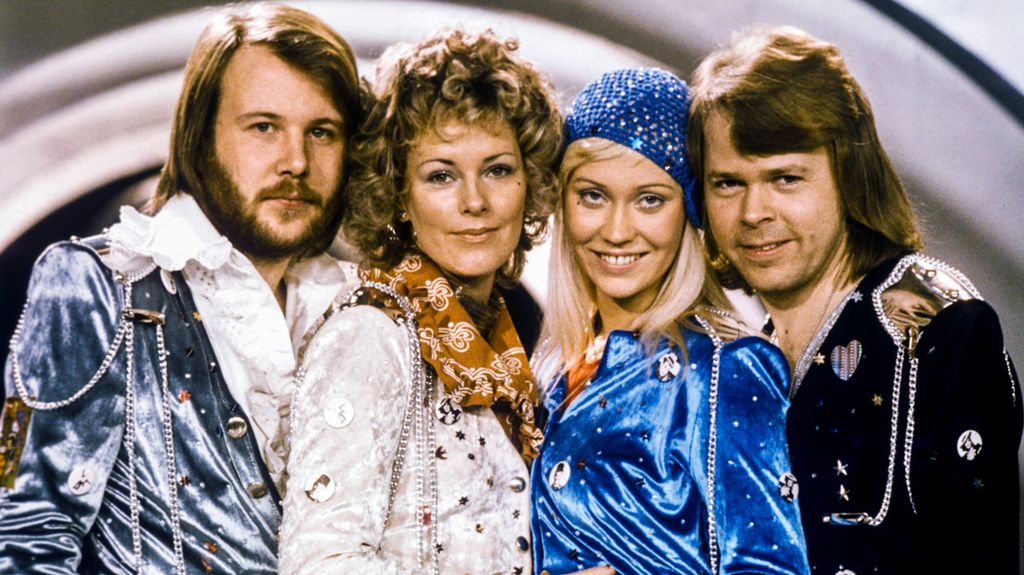 Los integrantes del grupo sueco ABBA.