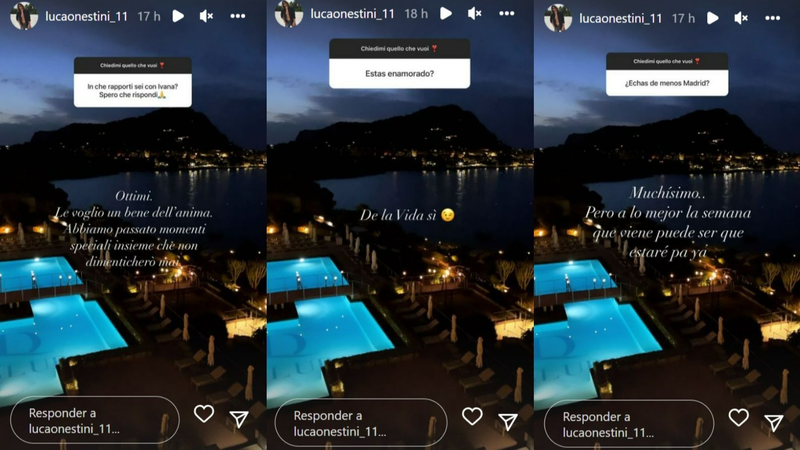 Luca Onestini responde a las dudas de sus seguidores