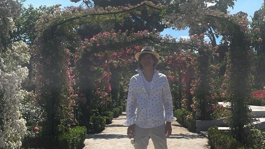 Mick Jagger en la Rosaleda del Retiro