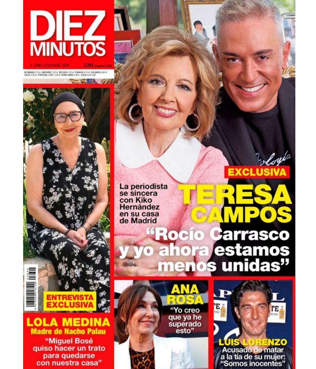 Portada del último número de la revista 'Diez Minutos'