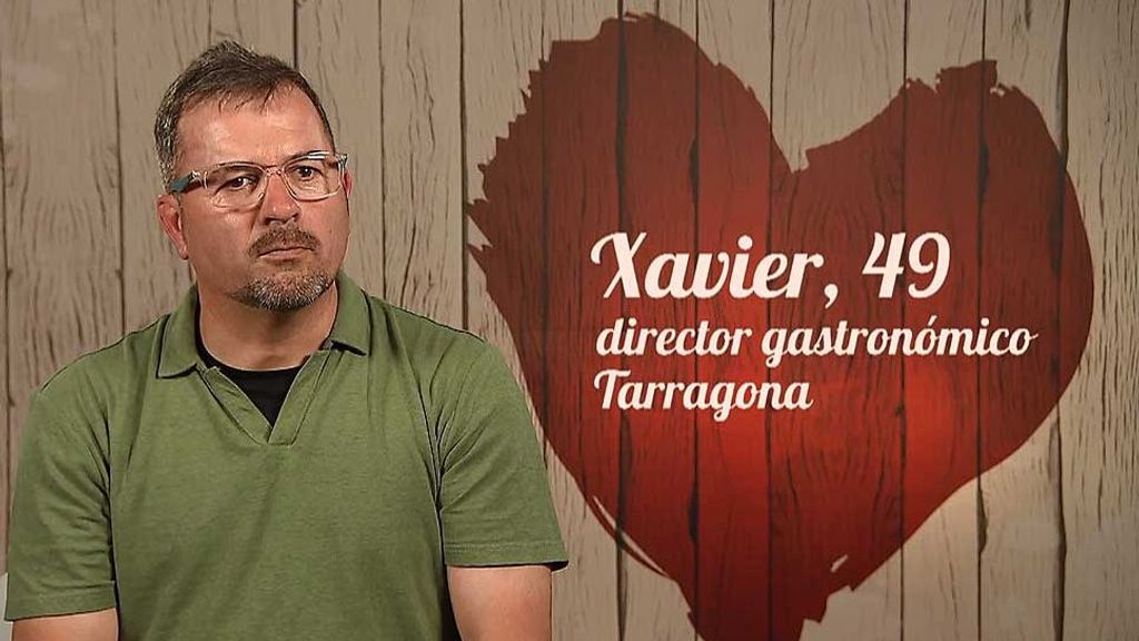 Xavier durante su cita en 'First Dates'