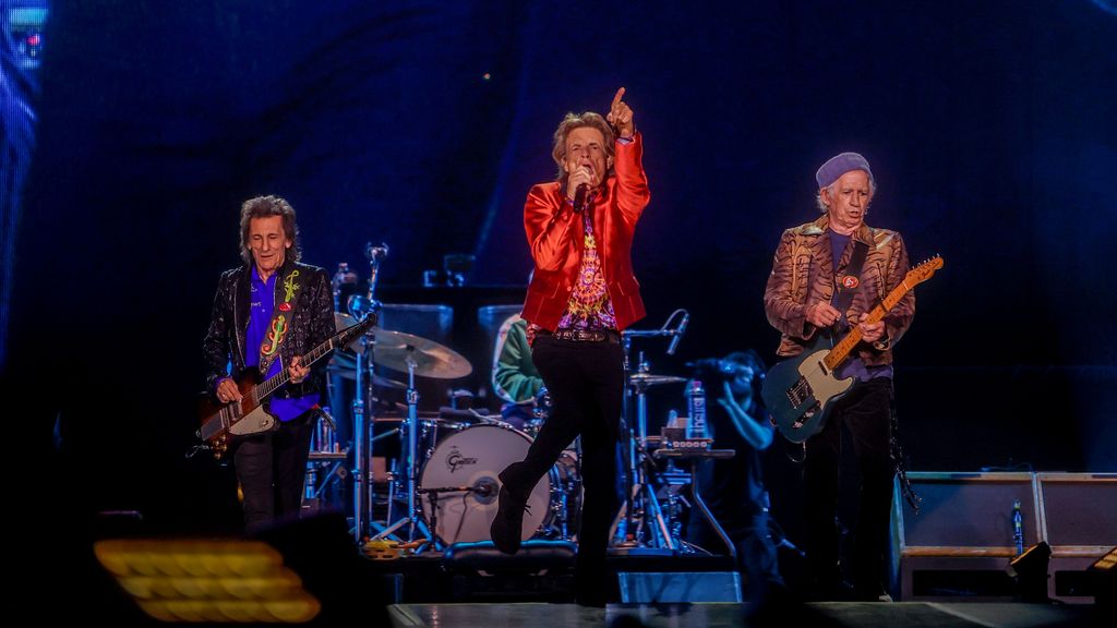 Los Rolling Stones en su concierto en Madrid