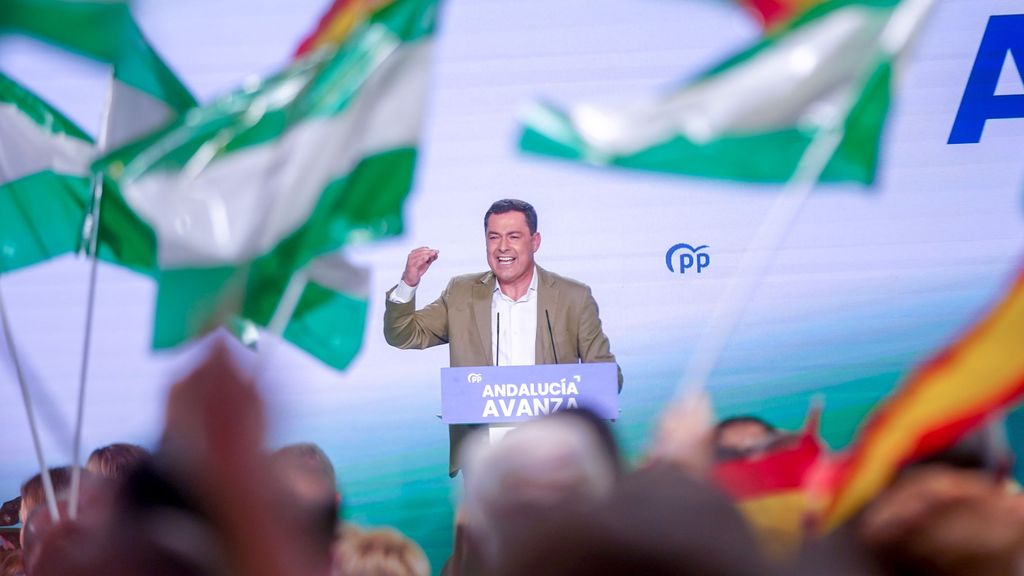 El presidente andaluz y candidato del PP, Juanma Moreno