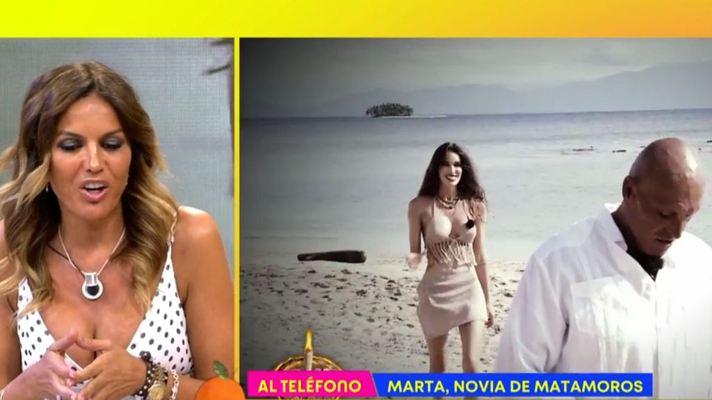 El roce entre la novia de Kiko Matamoros y Marta López: "Me has decepcionado, cuándo él salga también se sentirá así"