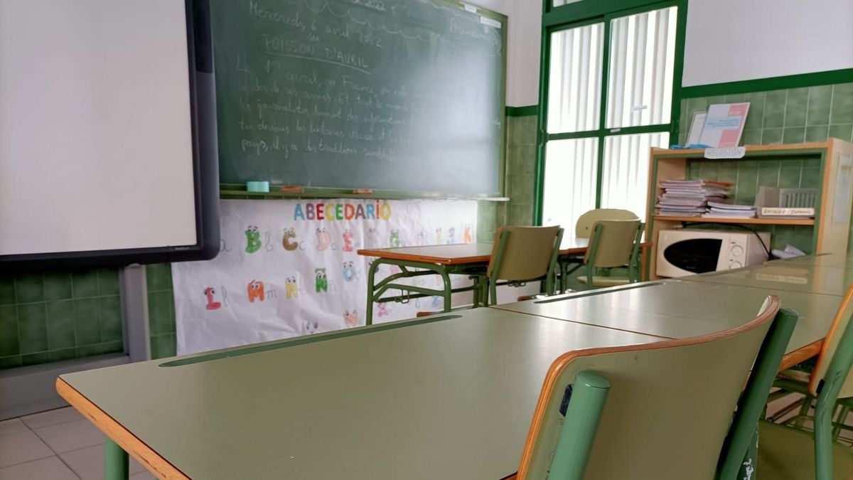 EuropaPress 4492589 aula colegio EuropaPress 4492589 aula colegio