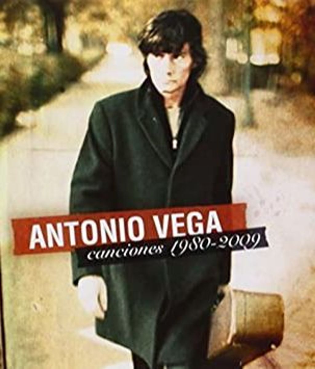 Fotografía de la portada del disco de Antonio Vega.