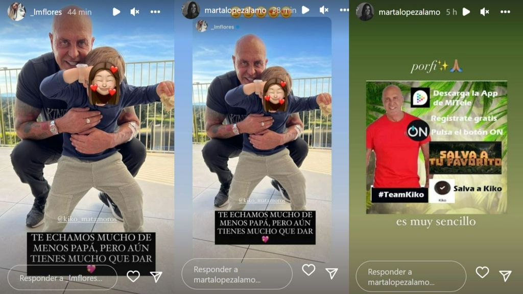 Laura Matamoros apoya públicamente a su padre