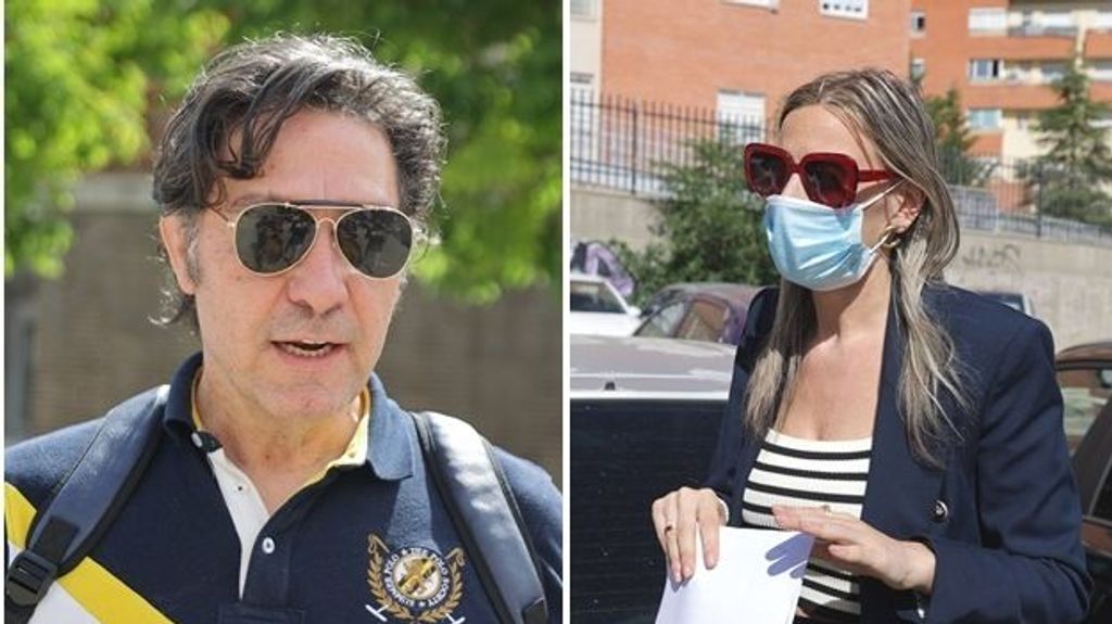 Luis Lorenzo y Arancha Palomino, tras ser detenidos