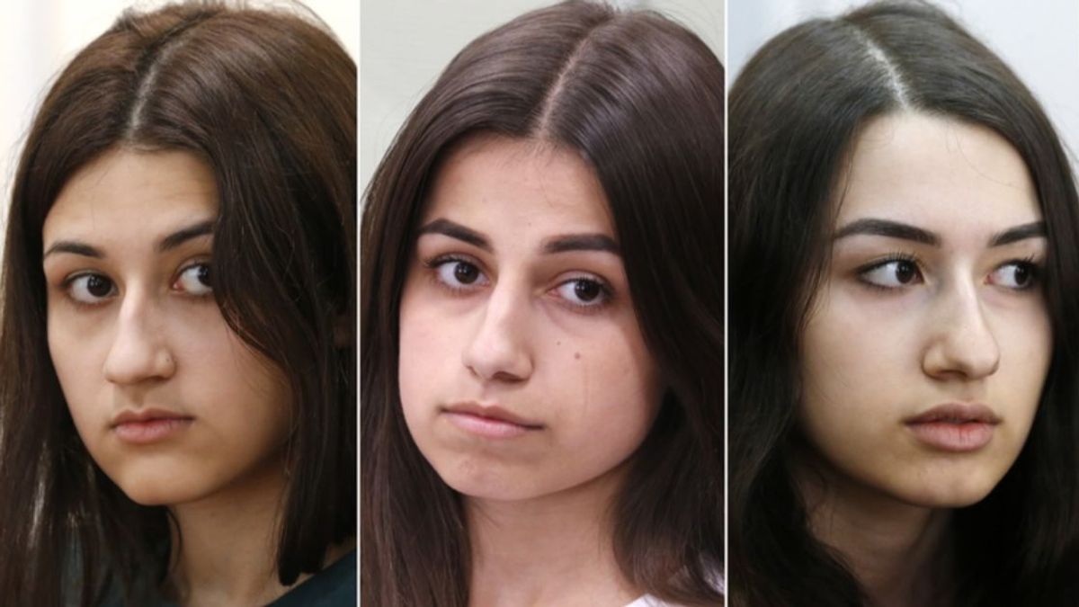 Las tres hermanas rusas acusadas de matar a su padre