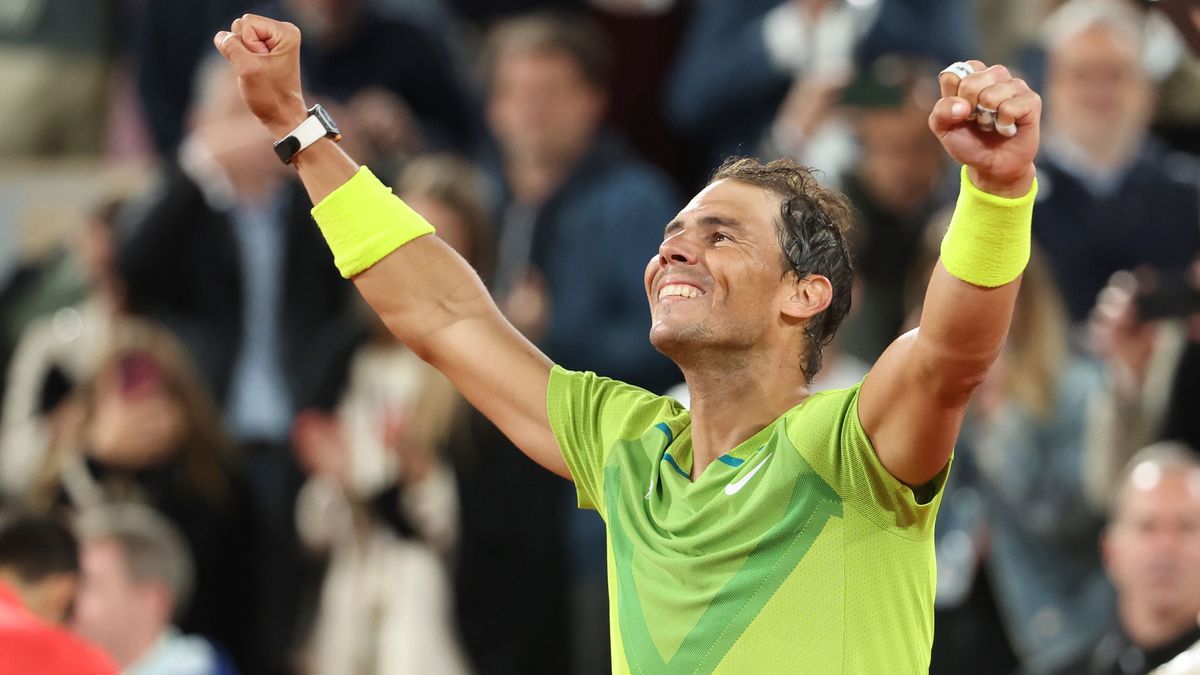 Rafael Nadal of Spain celebrates his victory during day 10 of Roland-Garros 2022, French Open 2022, second Grand Slam tennis tournament of the season on May 31, 2022 at Roland-Garros stadium in Paris, France - Photo Jean Catuffe / DPPI Rafael Nadal of Spain celebrates his victory during day 10 of Roland-Garros 2022, French Open 2022, second Grand Slam tennis tournament of the season on May 31, 2022 at Roland-Garros stadium in Paris, France - Photo Jean Catuffe / DPPI