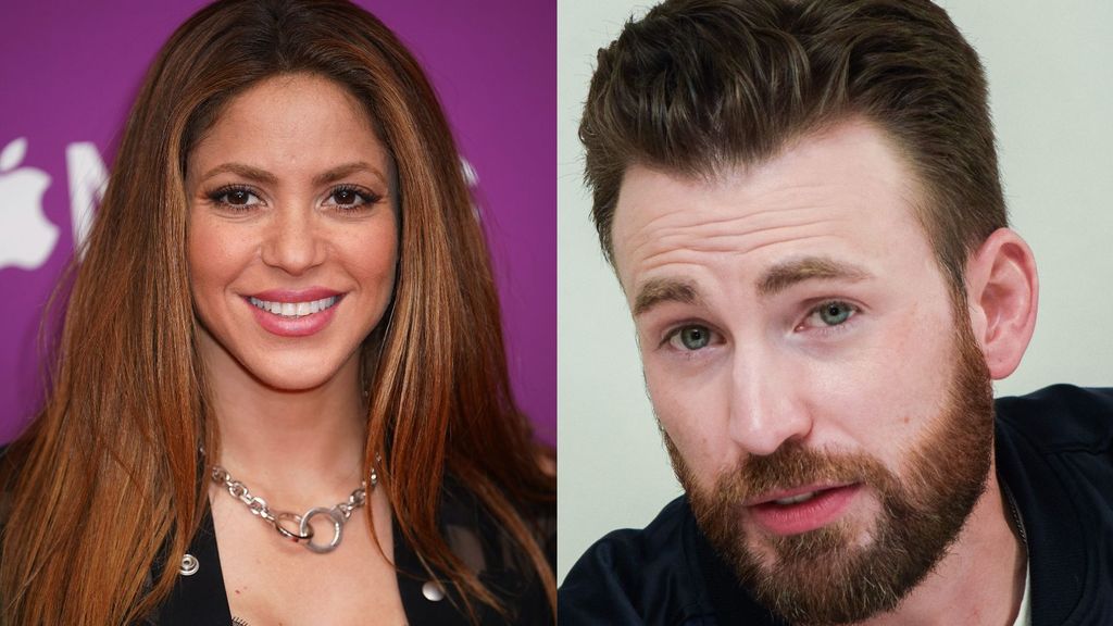 Shakira y Chris Evans