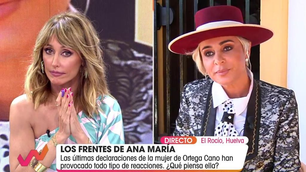 Ana María Aldón enfada a los colaboradores de 'Viva la vida'