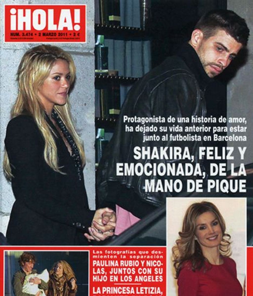 Portada de Shakira y Piqué juntos