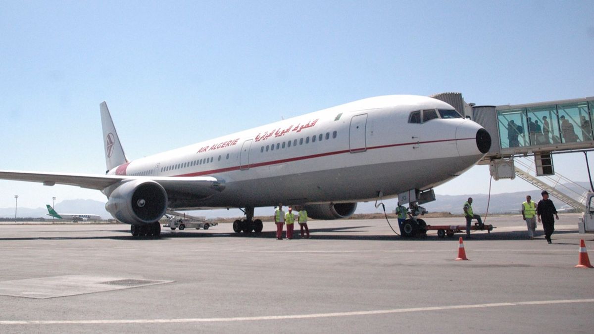 Un avión de Air Algerie Un avión de Air Algerie