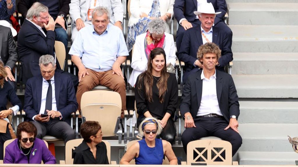 Billy Jean King, Ilana Kloss, Mariana Soncini y Gustavo Kuerten