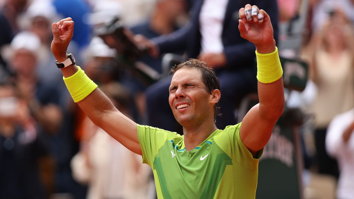El tenista mallorquín celebra su vigesimosegundo Grand Slam sobre la tierra de la Philipp Chatrier El tenista mallorquín celebra su vigesimosegundo Grand Slam sobre la tierra de la Philipp Chatrier