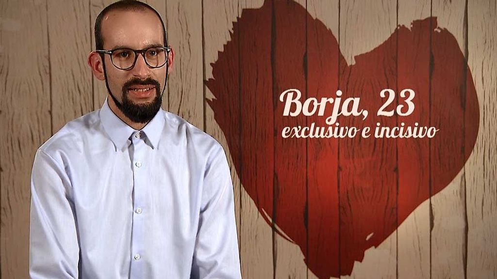 Borja durante su paso por 'First Dates'