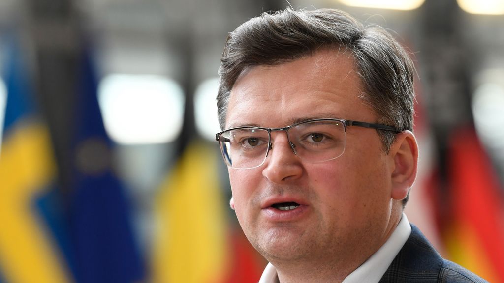 EuropaPress 4472846 filed 16 may 2022 belgium brussels ukrainian foreign minister dmytro kuleba