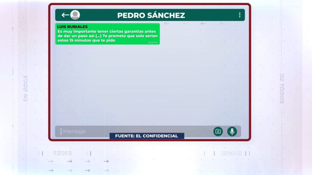 Los mensajes amenazantes de Rubiales a Sánchez: lo presionó con dejar a España sin Mundial