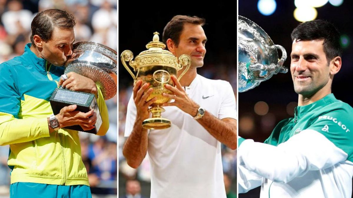 Los tenistas con más Grand Slam: Nadal mete más ventaja a Federer y Djokovic