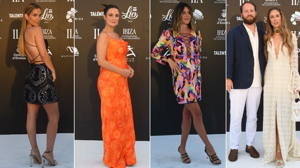 María y Marta Pombo, Laura Matamoros y Jacob Henson y Grace Villarreal