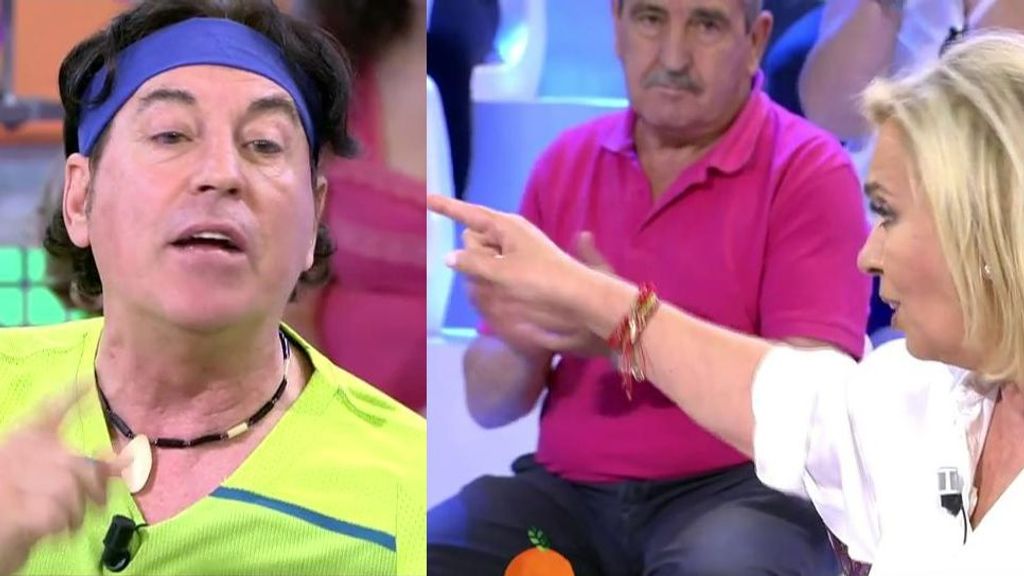Pipi Estrada y Carmen Borrego se enzarzan en directo