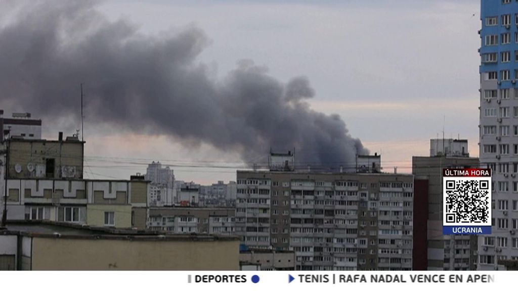 Ruia vuelve a atacar Kiev y una treintena de localidades en Dombás