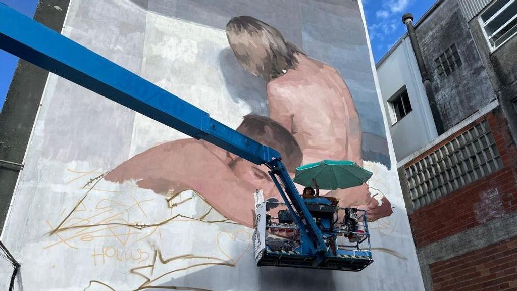 Uno de los trabajos de este año, en proceso.