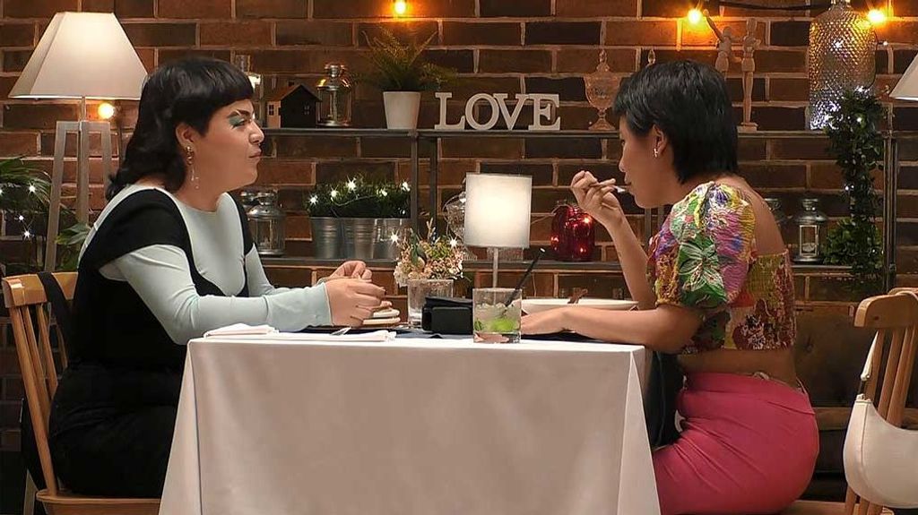 Anto y Kim durante su paso por 'First Dates'