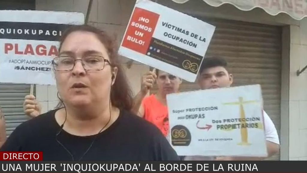 María Rosa, víctima de la okupación: le deben 12.000 euros y está "amenazada de muerte"