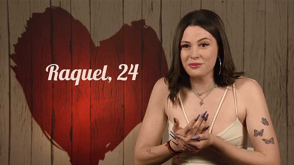 Raquel durante su cita en 'First Dates'