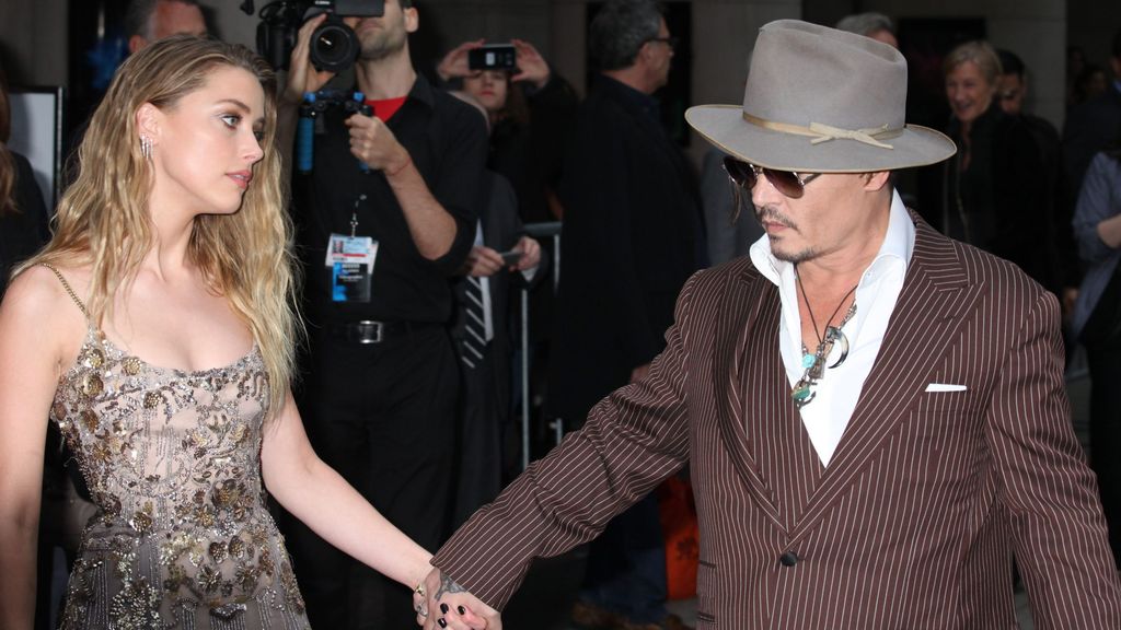 Amber Heard y Johnny Depp, en una imagen de 2015