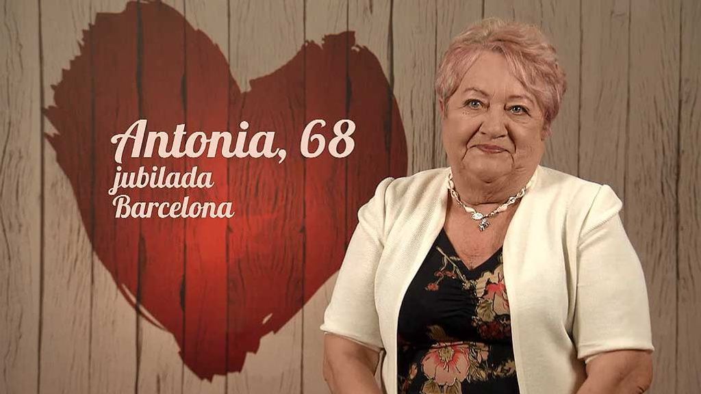 Antonia  durante su cita en 'First Dates'