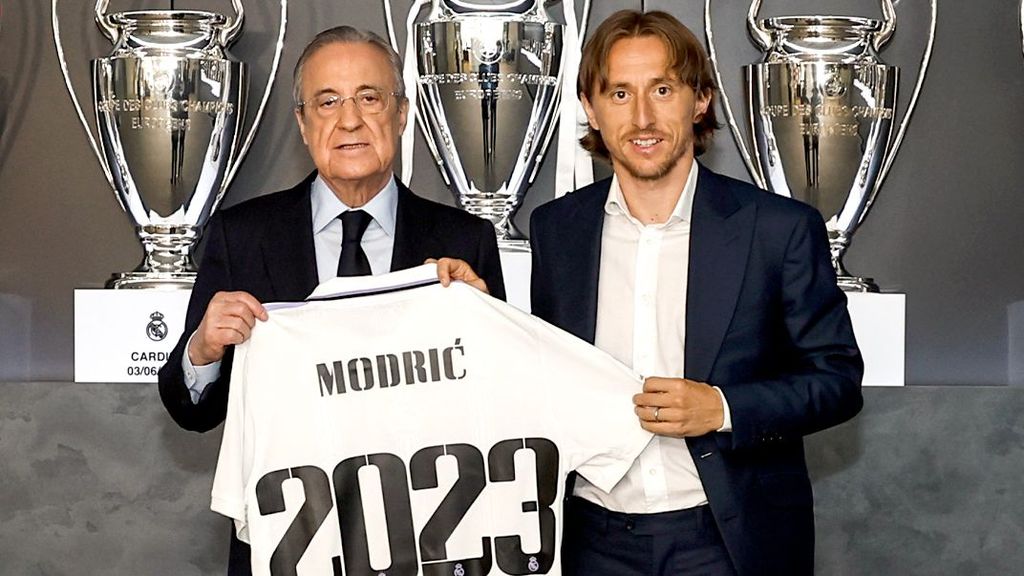 Modric renueva con el Madrid hasta 2023
