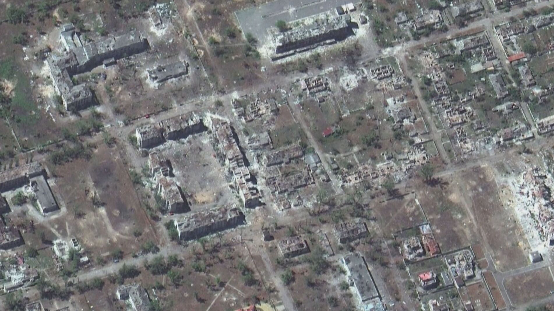 Imágenes desde el Espacio muestran las ruinas de Severodonetsk