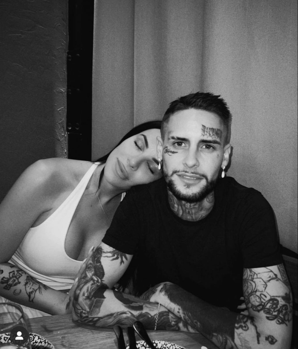 Jedet, junto a su novio en una foto de Instagram