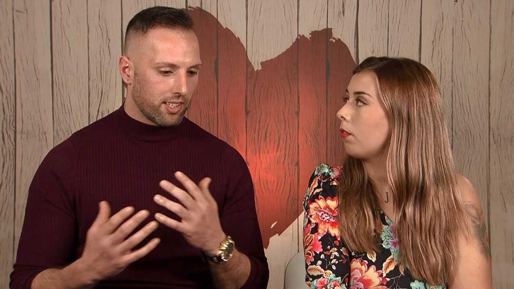 Judith y Gustavo durante su cita en 'First Dates'