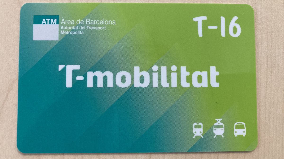 La T-Mobilitat de Barcelona integra las T-16 y en 2023 solo funcionarán en este formato