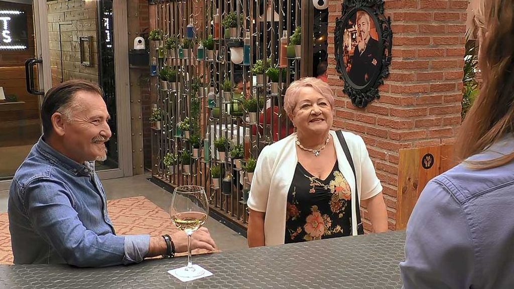 Paco y Antonia durante su cita en 'First Dates'